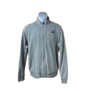 Le Coq Sportif Jacket Mens Size XL Essentials Full Zip Sweatshirt Gray